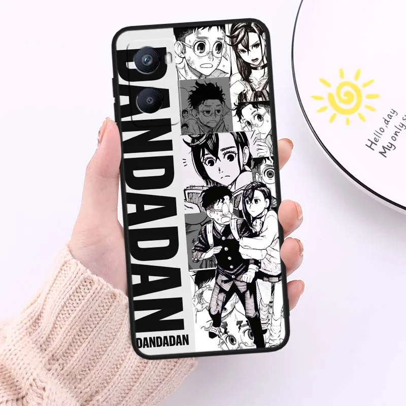Funda de Anime Art Dandadan para OPPO A98 A96 A94 A78 A18 A74 A72 A57 A16 A53 Find X5 X3 Pro Lite funda de teléfono negra - imagen 4