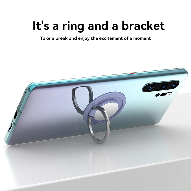 Nuevo soporte magnético para teléfono móvil, hebilla de anillo, soporte creativo, regalo, soporte General para coche perezoso, soporte giratorio creativo