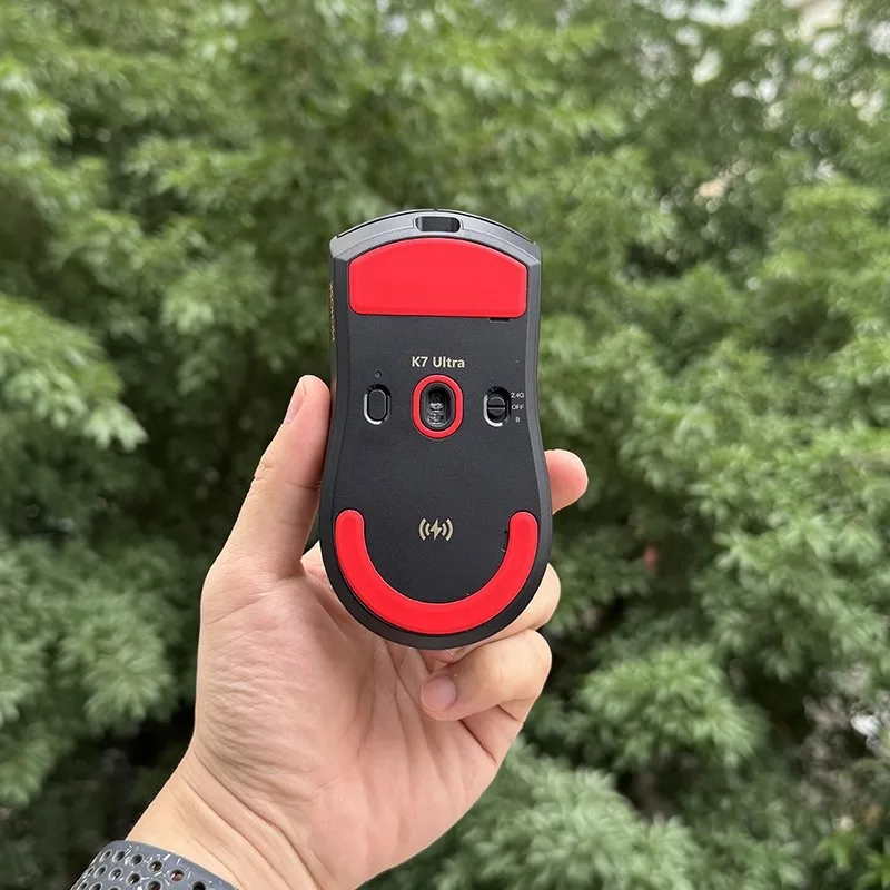 1 Juego de patines de ratón Meow Gaming Gear MGG Ultraglide para MCHOSE K7 ULTRA Control de freno pies silenciosos deslizadores de ratones de hielo PTFE 0,75mm