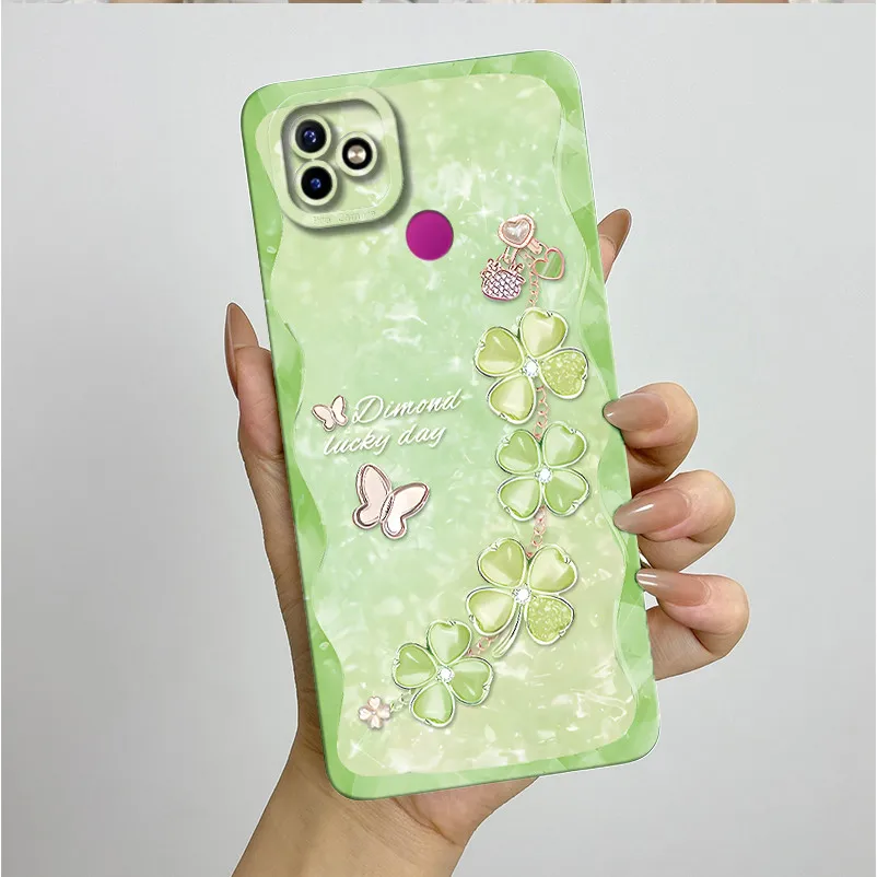 Para Itel P36 funda estética mariposa flores a prueba de golpes suave silicona mate funda de teléfono para Itel Vision 1 Plus W6501 parachoques - imagen 2