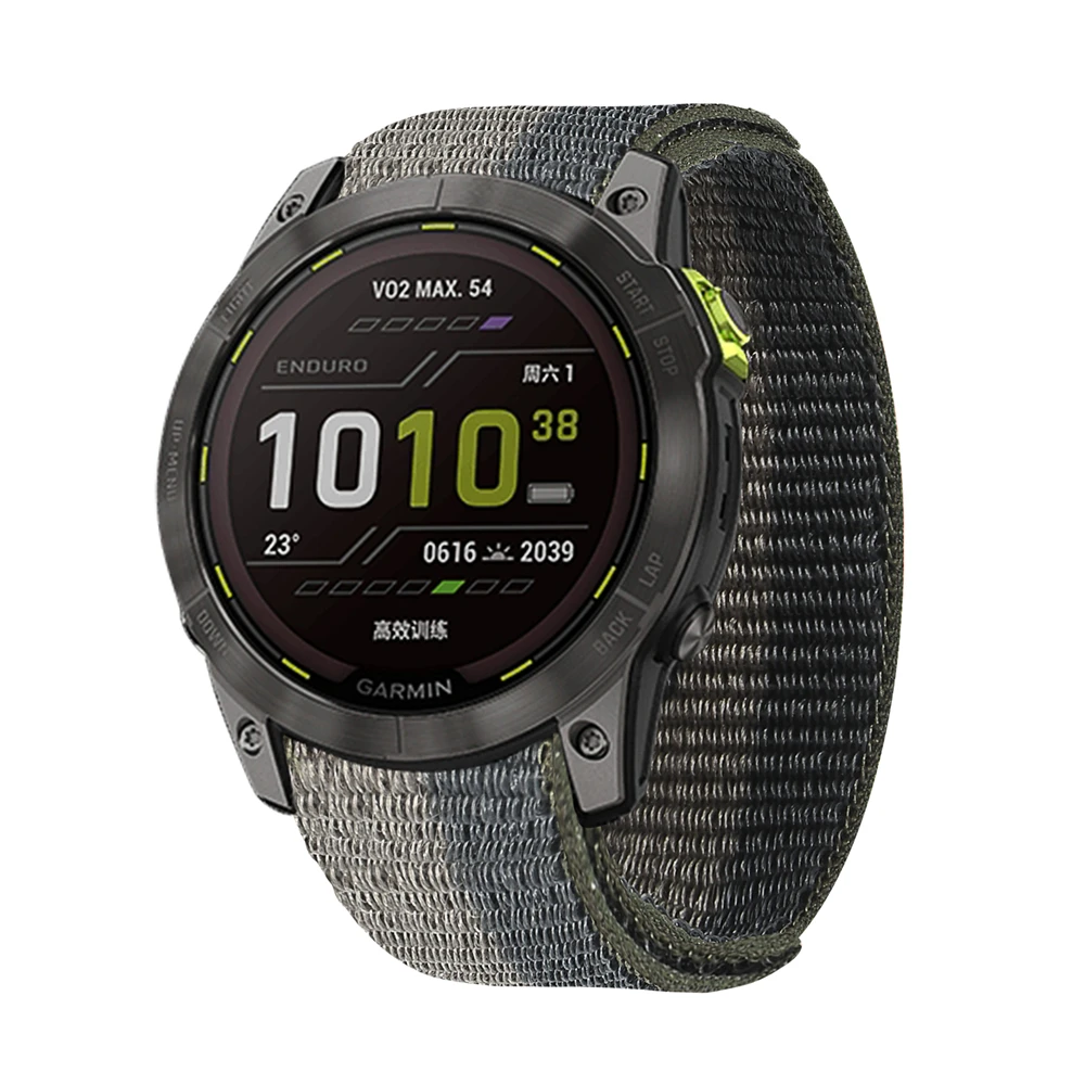 Correa de nailon con gancho para reloj Garmin Fenix 7 7X Pro E 8 47mm 51mm/Enduro 3 2/Epix pulsera de liberación rápida 26mm 22mm Correa deportiva - imagen 3