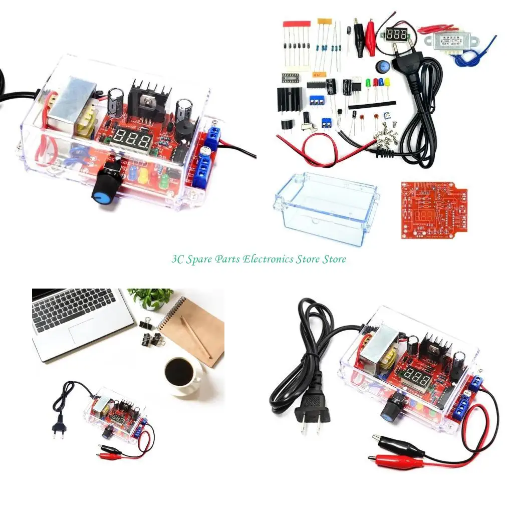 SZ LM317 Voltajes regulados ajustables 110V/220V a 1.25V-12V Fuente alimentación paso