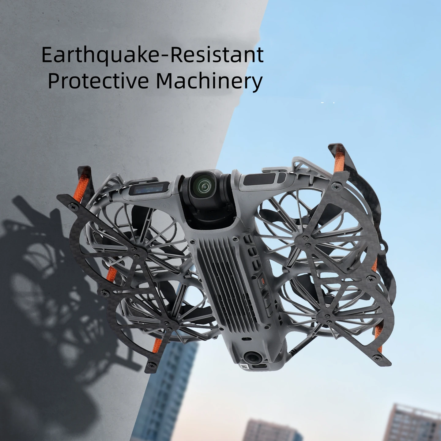 Armadura mejorada de protección de fibra de carbono para Dron DJI NEO 2, Protector de anillo de parachoques, varilla protectora, accesorios anticolisión - imagen 4