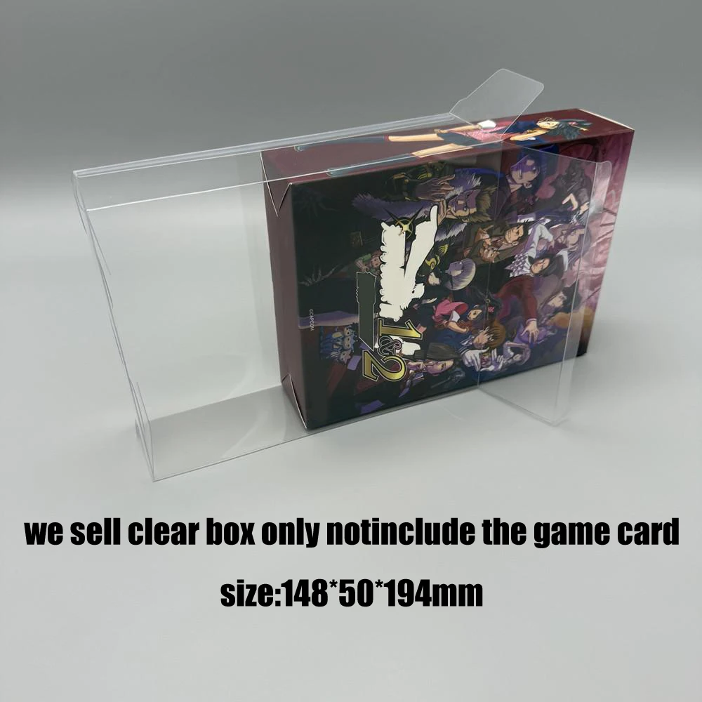 Cubierta protectora transparente de PET para Switch Ace Attorney Investigations Collection caja de almacenamiento de exhibición de edición limitada
