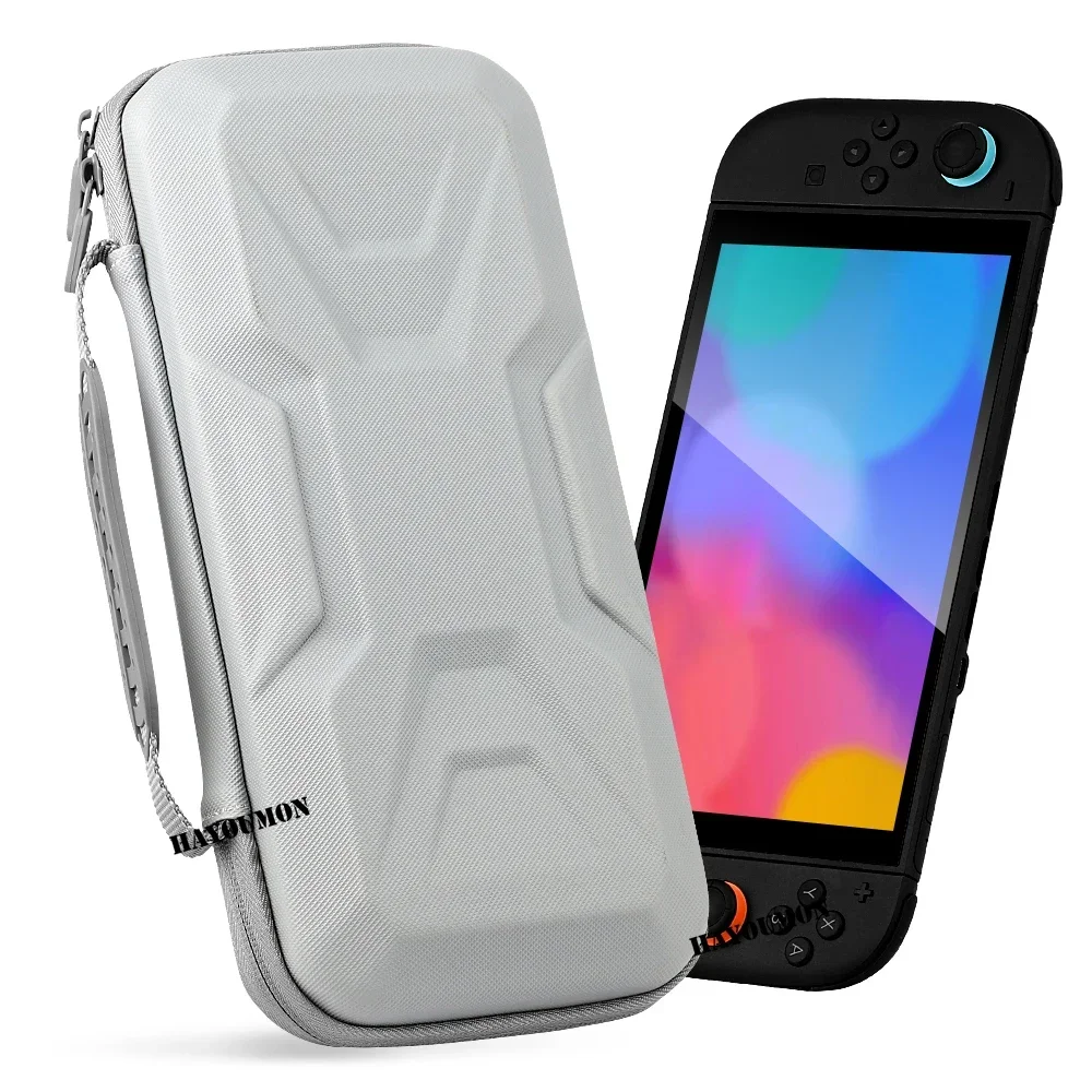 Bolsa de almacenamiento dura, carcasa protectora, Estuche de transporte portátil para Switch 2(2025), consola de juegos, bolso anticaída de viaje con 10 ranuras para tarjetas - imagen 2