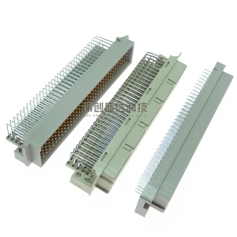 Placa a placa doblada macho recta hembra 5160 estilo europeo DIN41612 hembra doblada 160P macho recto 5*32P cinco filas 160 p - imagen 5