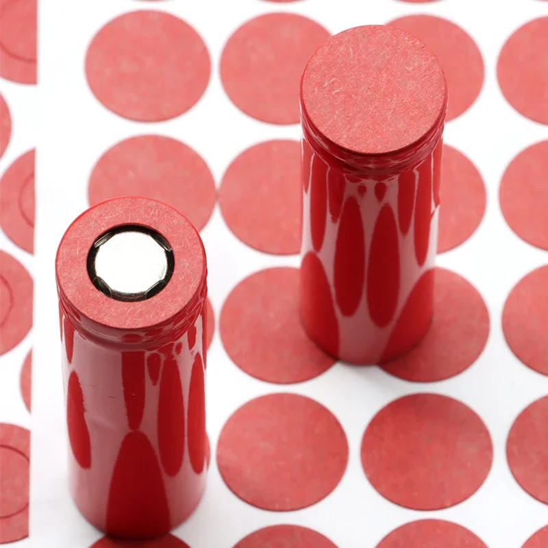 50 ~ 5000 Uds junta de aislamiento 18650 21700 26650 paquete de batería papel de cebada adhesivo celular con pegamento almohadillas aisladas de electrodos de pescado - imagen 5