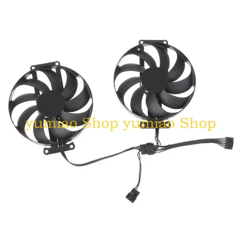 587b PLA09215B12H VGA Ventilador para Dual 3060 Gráficos Enfriamiento tarjeta 6PIN 12V 0.5A - imagen 2