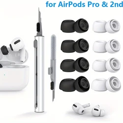 Almohadillas Silicona AirPods Pro 1/2 - Cepillo Limpiador 2 en 1