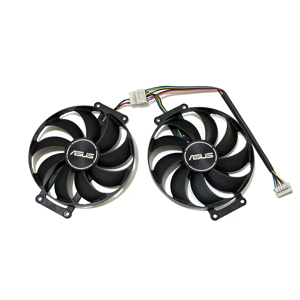 Nuevo ventilador de refrigeración de tarjeta de vídeo Original FDC10H12S9-C T129215SU de 6 pines, para ASUS GTX 1660, 1660S, 1660TI, ASUS RTX 2060, 2060S, 2070 DUAL EVO - imagen 4