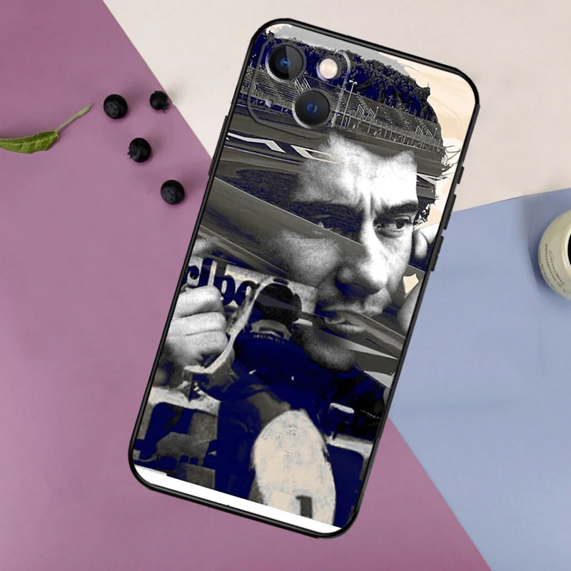 Ayrton Senna-funda suave para teléfono móvil, carcasa trasera para iPhone 16, 15, 14, 13, 12, 11 Pro MAX, XS, X, XR, 7, 8 Plus, 13, 12 Mini - imagen 2