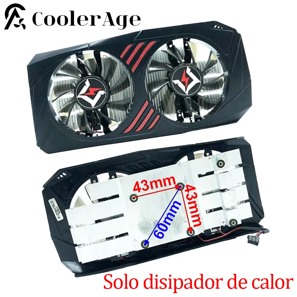 Ventilador de tarjeta de vídeo GA82S2H GTX1050Ti de 85MM con Casr para disipador de sombreros de repuesto de tarjeta gráfica Gainward GTX 1050 Ti 4gb