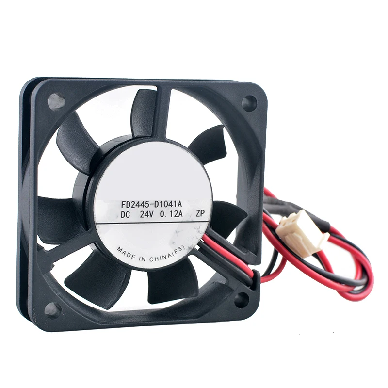 FD2445-D1041A Ventilador de enfriamiento con rodamiento de bolas doble de 45 mm 4,5 cm DC24V 0.12A 2 pines para fuente de alimentación del convertidor de frecuencia - imagen 2