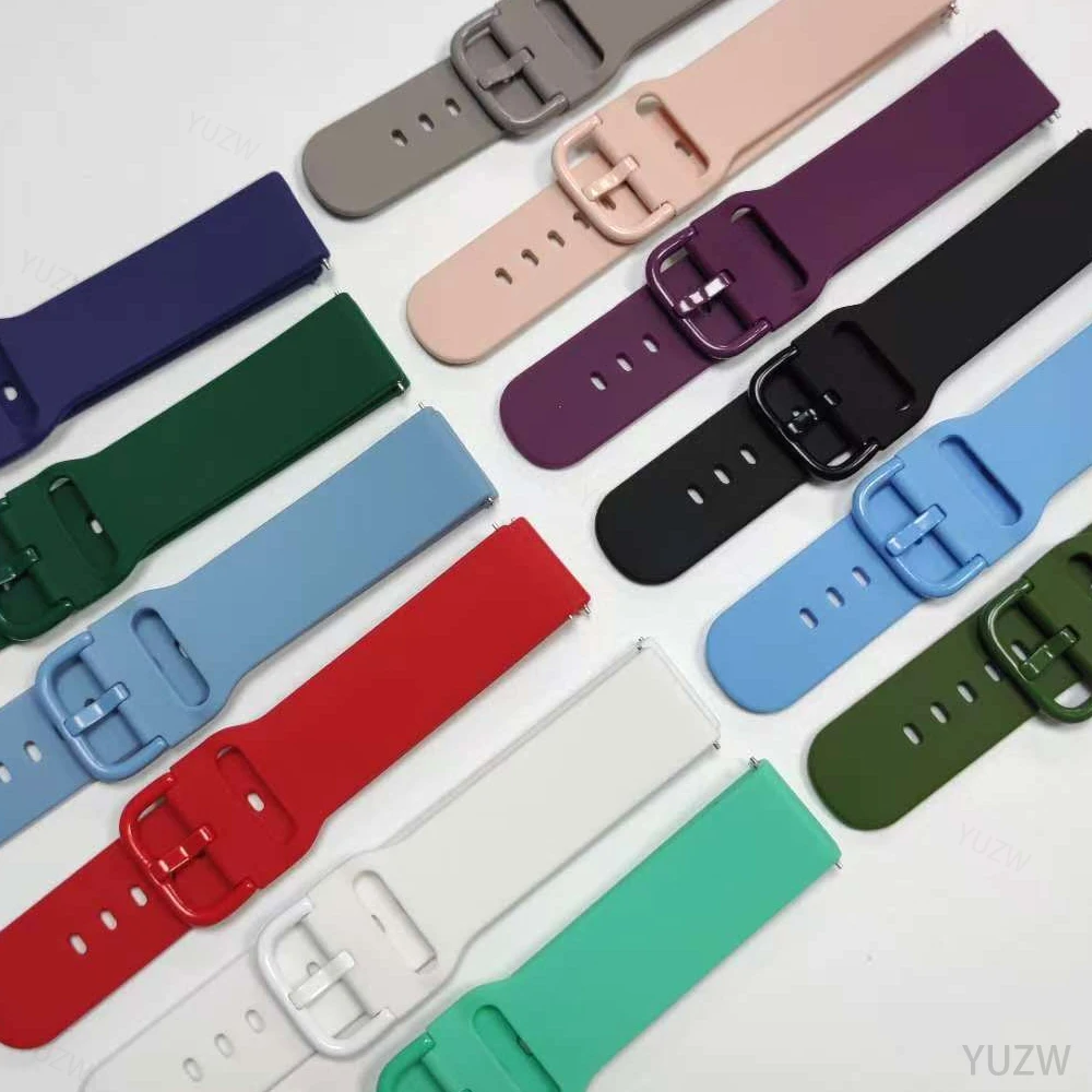 Para Amazfit Bip 6 5 UNITY/Bip 3 Pro/S Lite/U Pro/GTR 42mm Correa 20 22mm Correa de silicona para Amazfit GTS 4 Mini/2 2E 3 Correa de muñeca - imagen 3