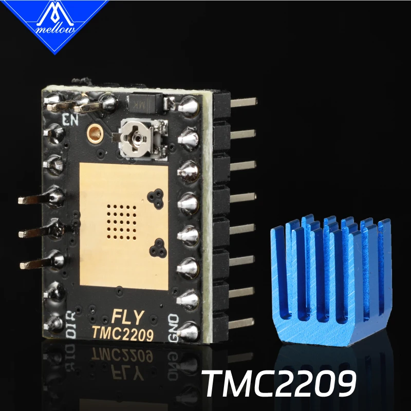 Piezas de impresora 3D suaves DIY Fly TMC2209 controlador de Motor paso a paso StepStick UART 2.8A silencioso para placa Rumba32 FLY-CDY Super 8 E3V2