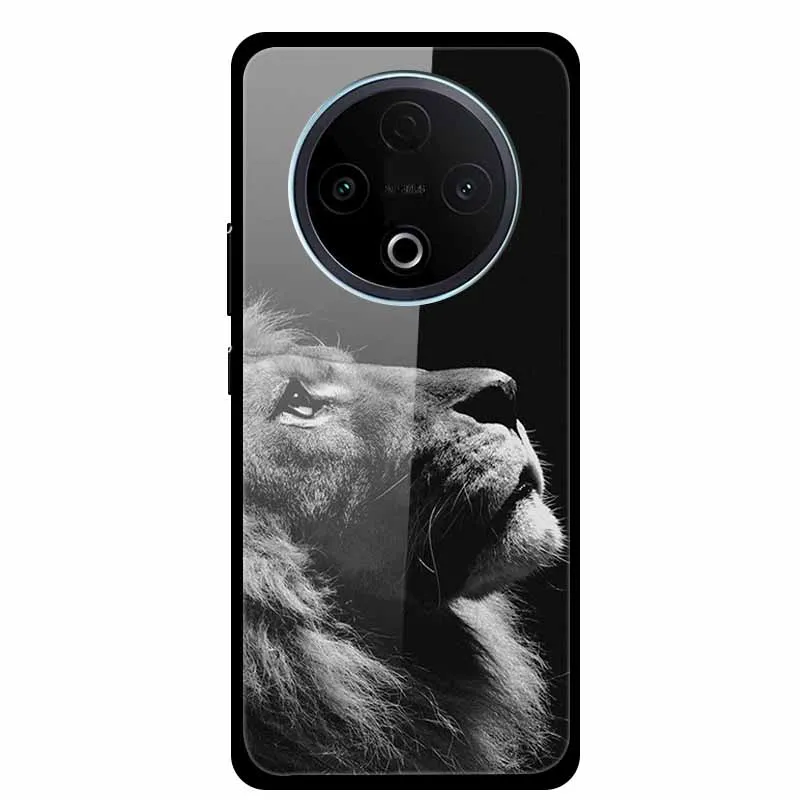 Funda de teléfono de cristal para Vivo Y500 5G 6,77 "V2506A cubierta trasera dura templada de lujo para Vivo Y400 5G Coque Y 400 carcas de Funda de moda - imagen 5