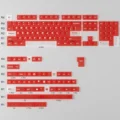 Red 154 keycaps