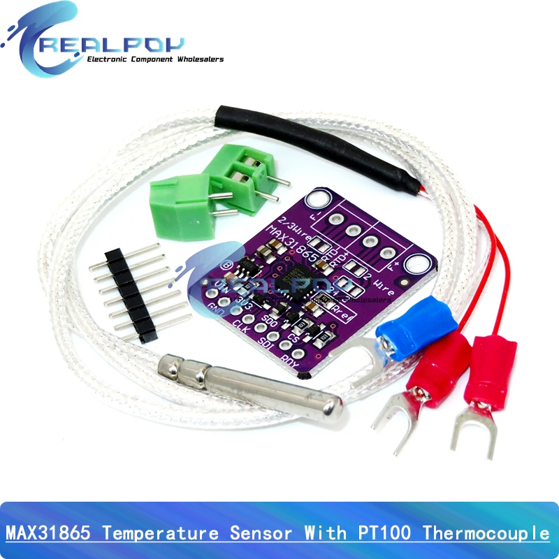 Módulo de Sensor de temperatura MAX31865, GY-MAX31865, módulo de conversión Digital RTD, placa electrónica DIY PT100-PT1000 para Arduino
