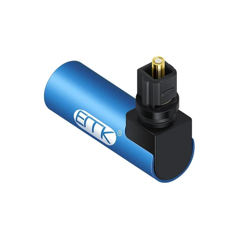 Cable de Audio óptico Digital de ángulo recto EMK, adaptador óptico de 90 grados SPDIF Toslink para altavoz Soundbox TV, nuevo - imagen 3