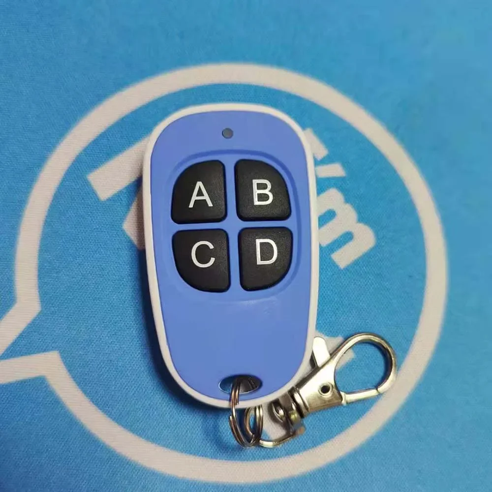 Control remoto RF 433mhz clonación eléctrica 4 canales copia código puerta abridor de puerta de garaje duplicador de llaves para el hogar - imagen 4