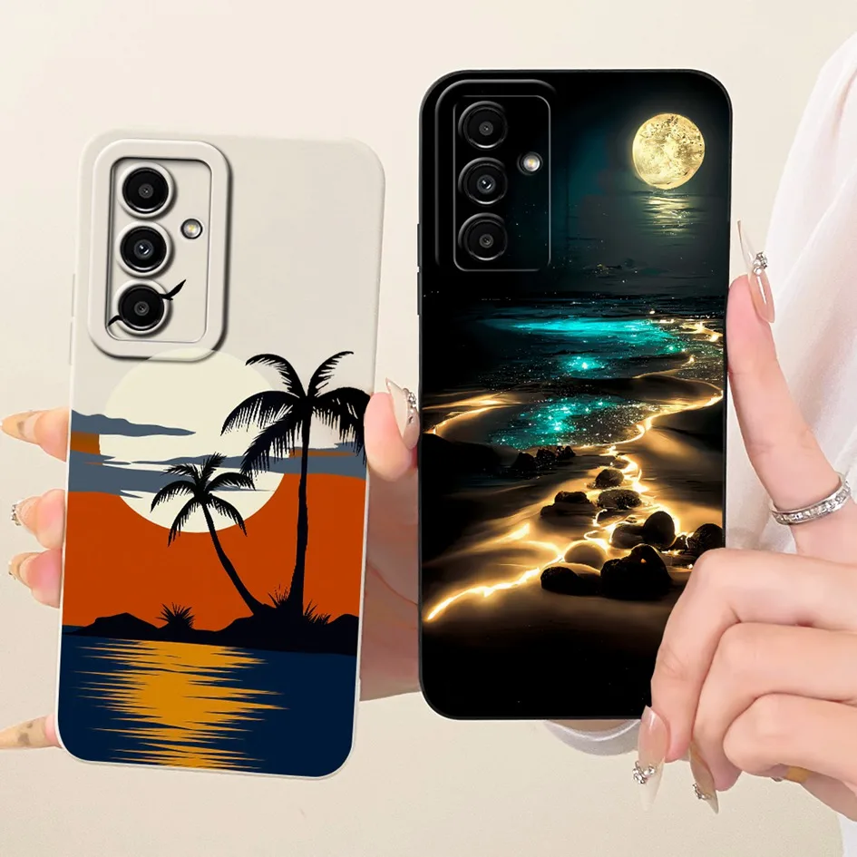 Para Samsung M13 4G funda SM-M135F Popular flor pintada suave cubierta de silicona de caramelo para Samsung Galaxy M23 M33 M53 5G carcas de teléfono - imagen 5