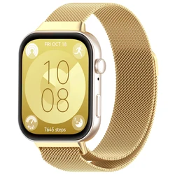 Correa Milanese para Huawei Watch Fit 3 de acero inoxidable magnético
