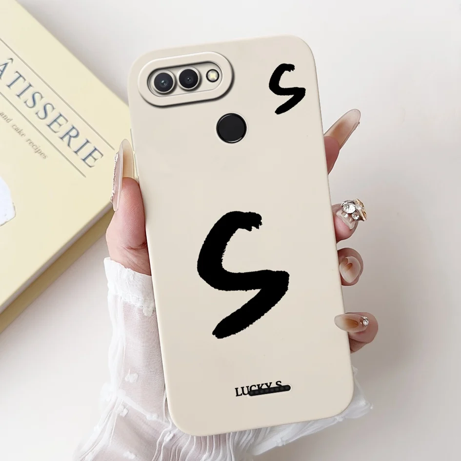 Para Xiaomi Redmi 6 6A funda bonita A Z letras en inglés protección de cámara de silicona suave TPU contraportada para Xiomi Redmi6 Redmi6A Capa - imagen 5