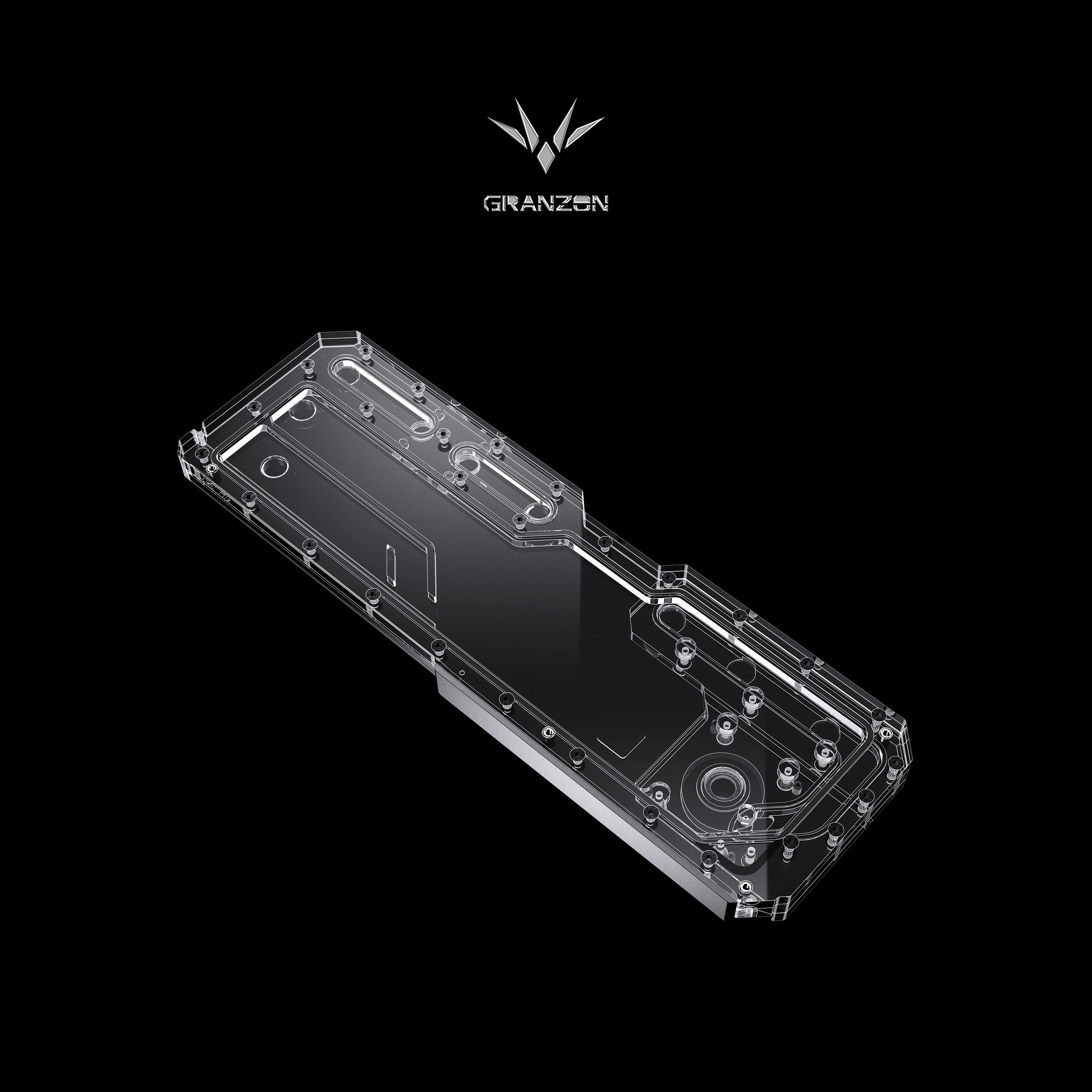 Granzon-placa acrílica astro/depósito de placa para ASUS ROG Hyperion GR701, caja de ordenador/PC, Combo de refrigeración, GC-AS-GR701 de bomba DDC - imagen 4