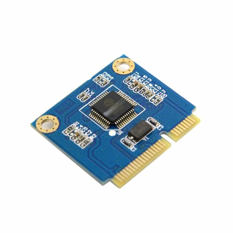 Tarjeta adaptadora Mini PCI-E a doble Micro SD Mini PCIe a lector de tarjetas SSD para portátil Dual TF - imagen 4