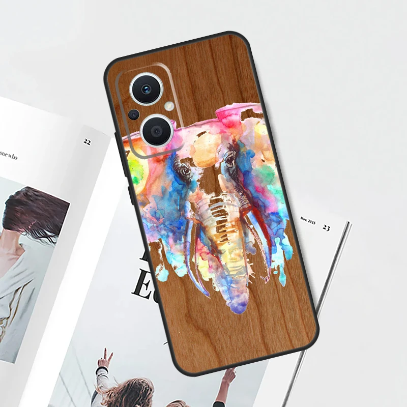 Funda con estampado de calavera y patrón de madera de bambú para OPPO Reno 8T 4Z 5Z 4 5 6 7 8 Lite 10 Pro OPPO Find X6 Pro X2 X5 Lite X3 Neo - imagen 4