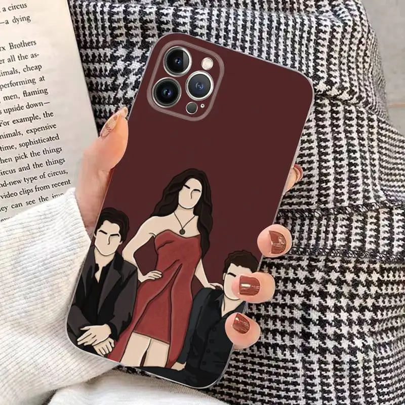 Funda de teléfono The Vampire Diaries para iPhone 14, 11, 12, 13, Mini Pro, XS Max, 6, 7, 8 Plus, X, XR, SE, 2020 - imagen 5