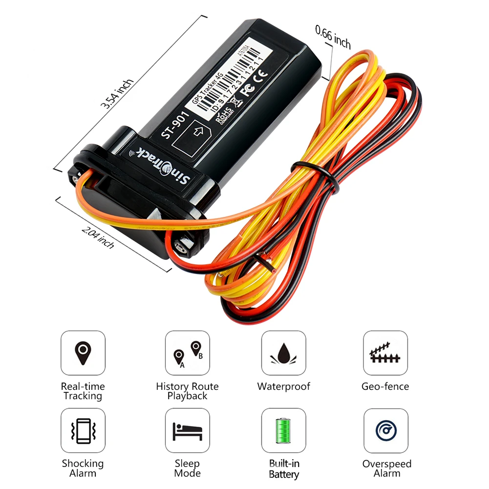 SinoTrack ST-901 Rastreador GPS para Vehículos – Seguimiento En Vivo - imagen 4