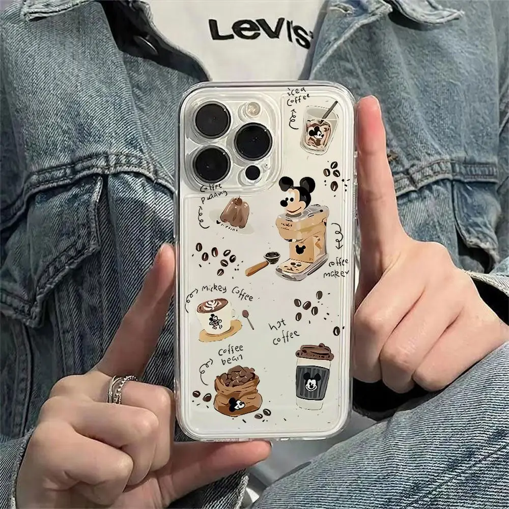 Funda de teléfono con bonitos productos de Mickey de Disney para iPhone 16 15 14 13 12 11 Pro Max XR XS MAX 7 8 PLUS Y2K, funda de parachoques a prueba de golpes - imagen 2