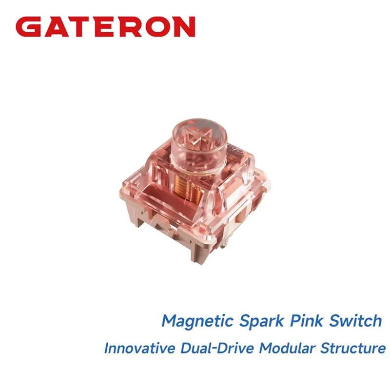 GATERON Magnetic Spark-serie lineaire schakelaars Vrij instellen voor reizen, Hall-sensoreffect voor magnetisch toetsenbord Gaming Office