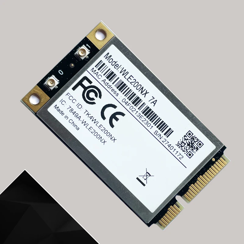 Compex WLE200NX 802.11bgn PCI Express Mini tarjeta Qualcomm Atheros AR9280 802.11bgn doble banda 2,4 GHz 5GHz 2x2 módulo inalámbrico MIMO - imagen 4