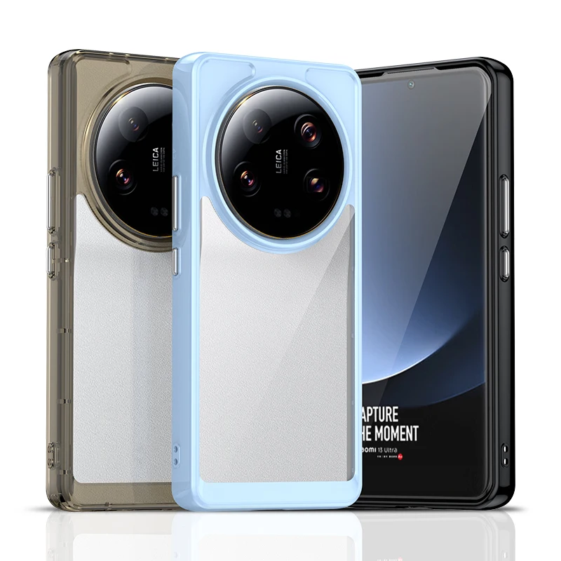 Para Xiaomi 13 Ultra funda de lujo de silicona transparente carcasa de parachoques a prueba de golpes para Xiaomi 13 Ultra 13 Pro 12 Lite funda Mi 13 Ultra - imagen 2