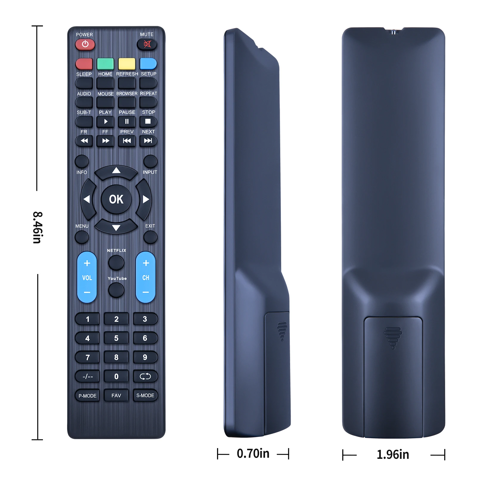 Control remoto para DALTI 32DT5020H 40DT5020F y MANTA 32LHN19S 40LFN19S 50LUA19S 55LUA19S 32LHA19S 40LFA19S LCD inteligente LED HDTV TV - imagen 5