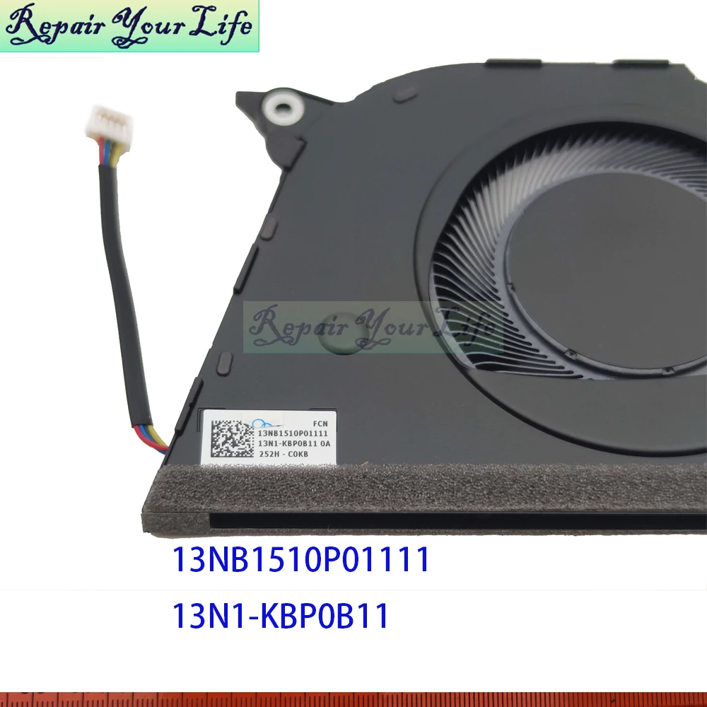 Ventilador de CPU de refrigeración para ordenador portátil para ASUS Vivobook 16 Flip TP3607S TP3607SA TP3607 ventiladores de radiador 13NB1510P01111 13N1-KBP0B11 F24384 - imagen 5