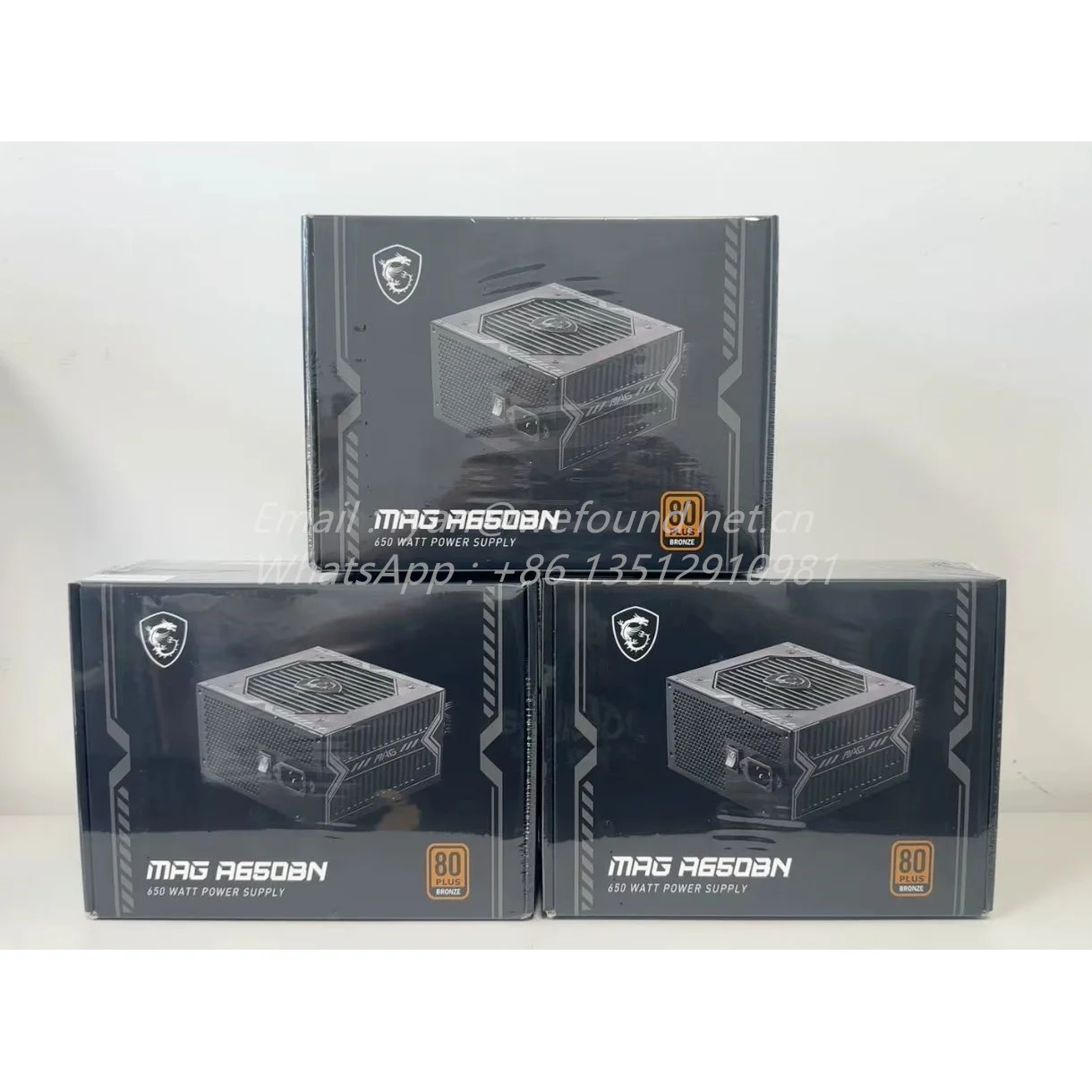 Para MAG A650BN para MSI 80 Plus Bronce 650 WATT Fuente de alimentación para PC de escritorio - imagen 2