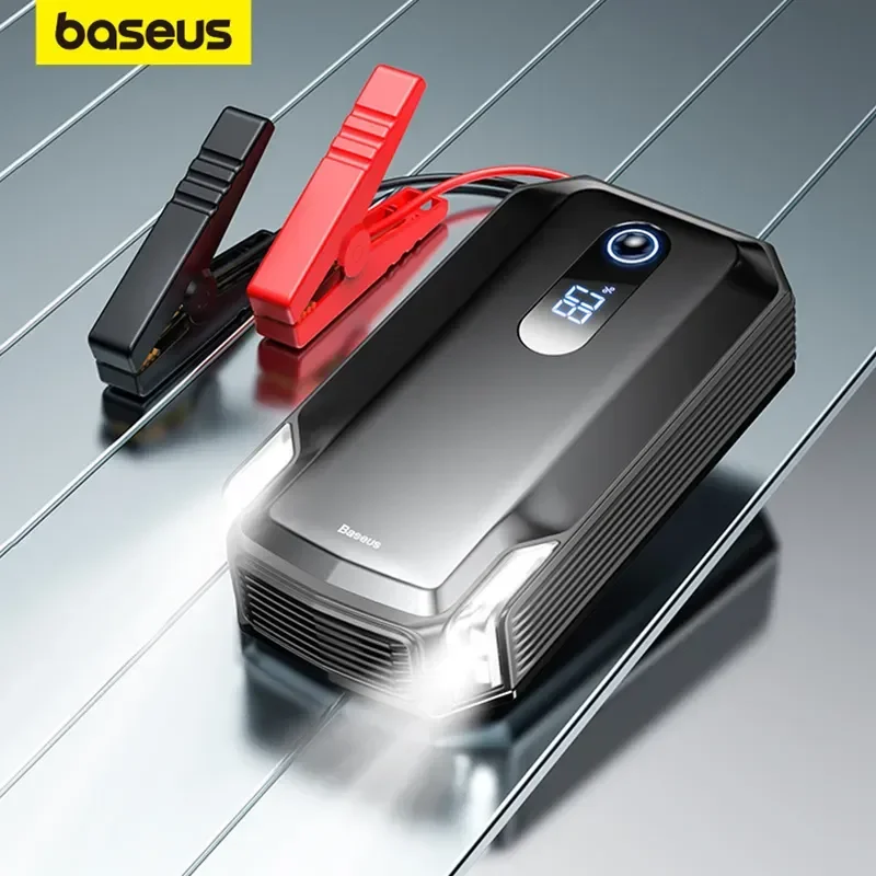 Baseus 20000mAh arrancador de batería de coche banco de energía 2000A 10000mAh cargador de batería de coche dispositivo de arranque de refuerzo de emergencia automático arranque de salto - imagen 2