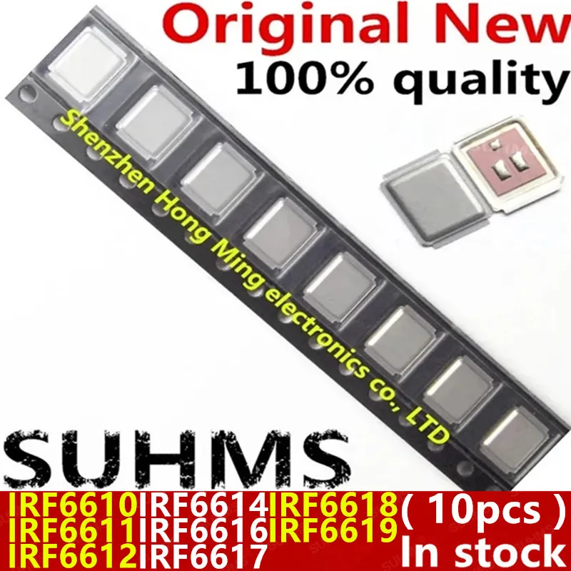 (10 piezas) 100% nuevo, IRF6610, IRF6611, IRF6612, IRF6614, IRF6616, IRF6617, IRF6618, IRF6619, TRPBF, IRF6617TRPBF, IRF6618TRPBF