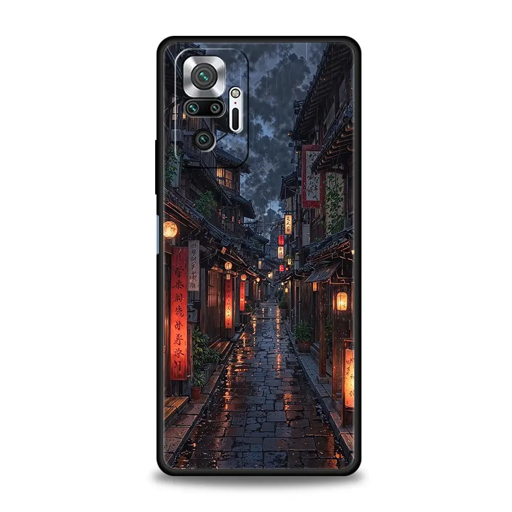 Funda de teléfono con pintura brillante al atardecer para Xiaomi Redmi Note 14, 13, 12, 5G, 11, 10 Pro Plus, 4G, 9S, 14C, 13C, 12C, 10C, 9C, 9A - imagen 2