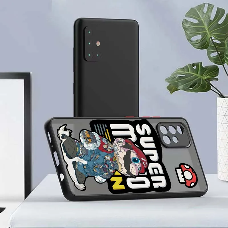 M-Marios Art Popular Cool para Samsung A56 A42 A36 A34 A33 A32 A23 A16 A04 A03 Note 20 5G funda de teléfono translúcida esmerilada - imagen 2