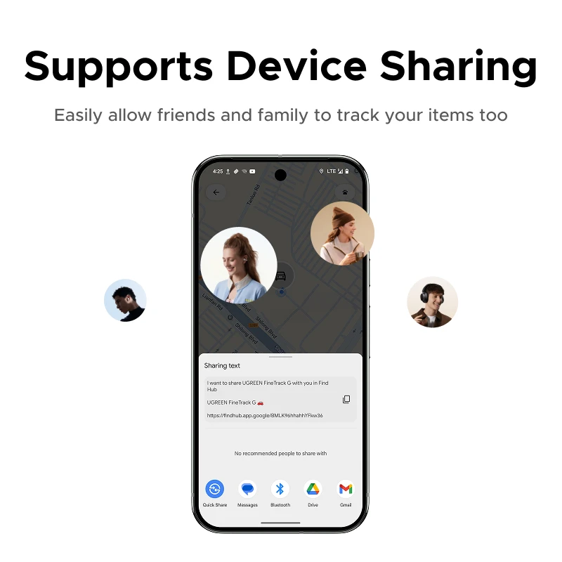 (Solo Android) Rastreador Bluetooth inteligente, duración de la batería de 5 años Etiqueta de seguimiento inteligente de Google funciona con la aplicación Find Hub, buscador de billetera IP68 - imagen 4