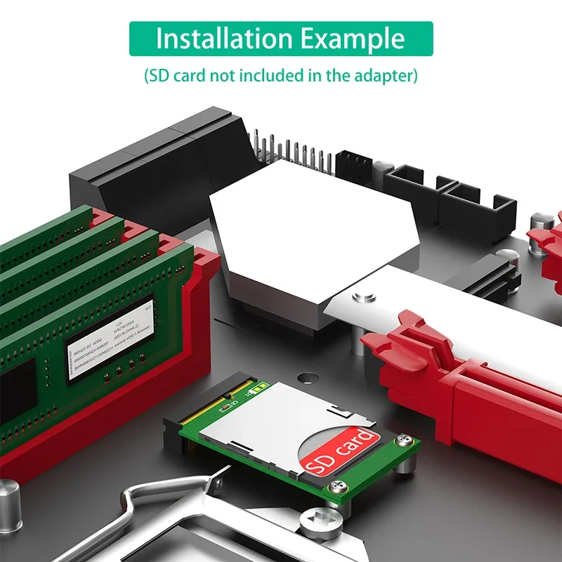Adaptador Mini PCIE a SD Mini PCI Express a lector de memoria SD convertir tarjeta compatible con tarjeta SD hasta 32Gb compatible con tarjeta SDXC de hasta 2TB - imagen 5