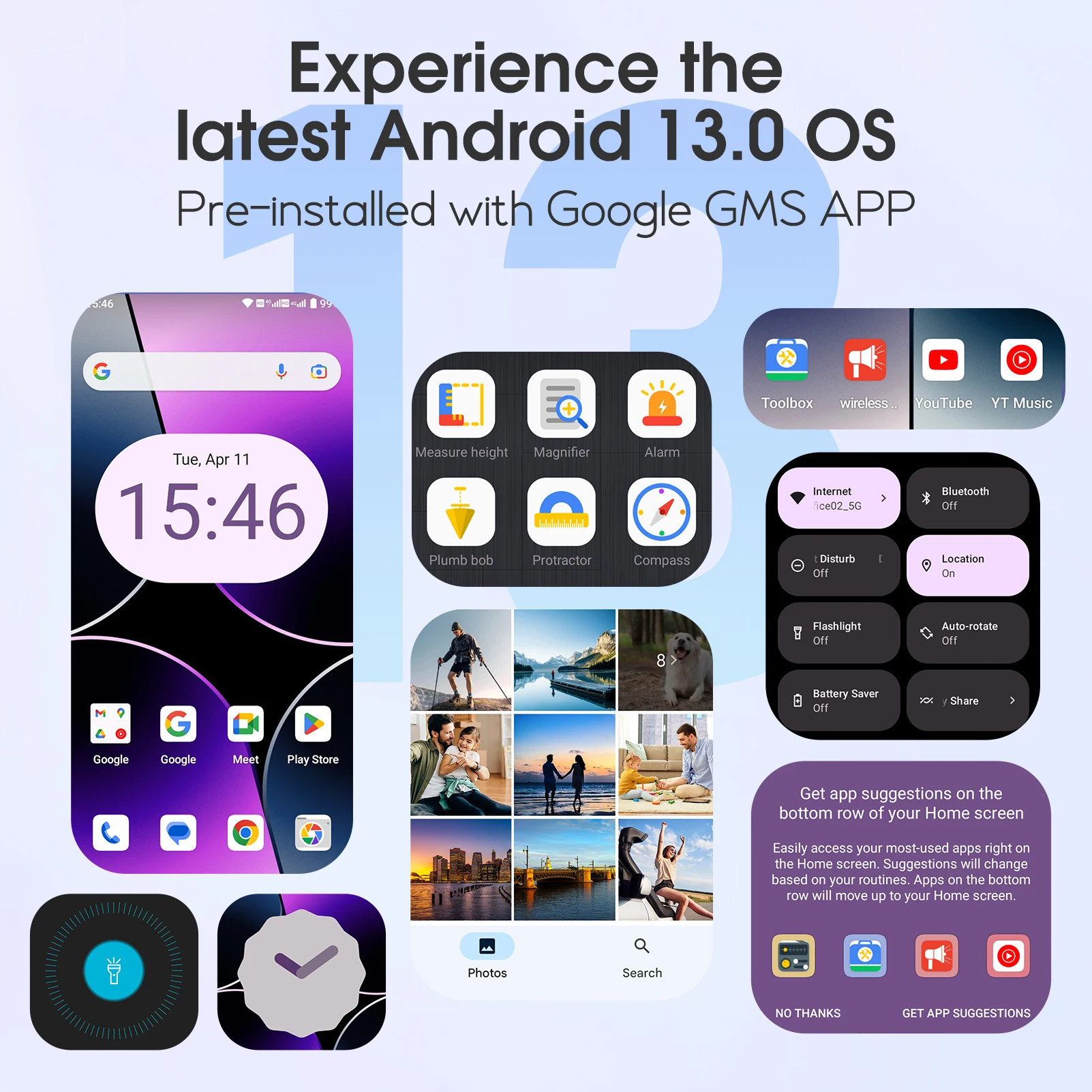 Ulefone Note 16 Pro Smartphone Hasta 16GB RAM 512GB ROM Android 13 Versión Global 50MP 6.52 pulgadas 4400mAh GPS 4G Cellula - imagen 2