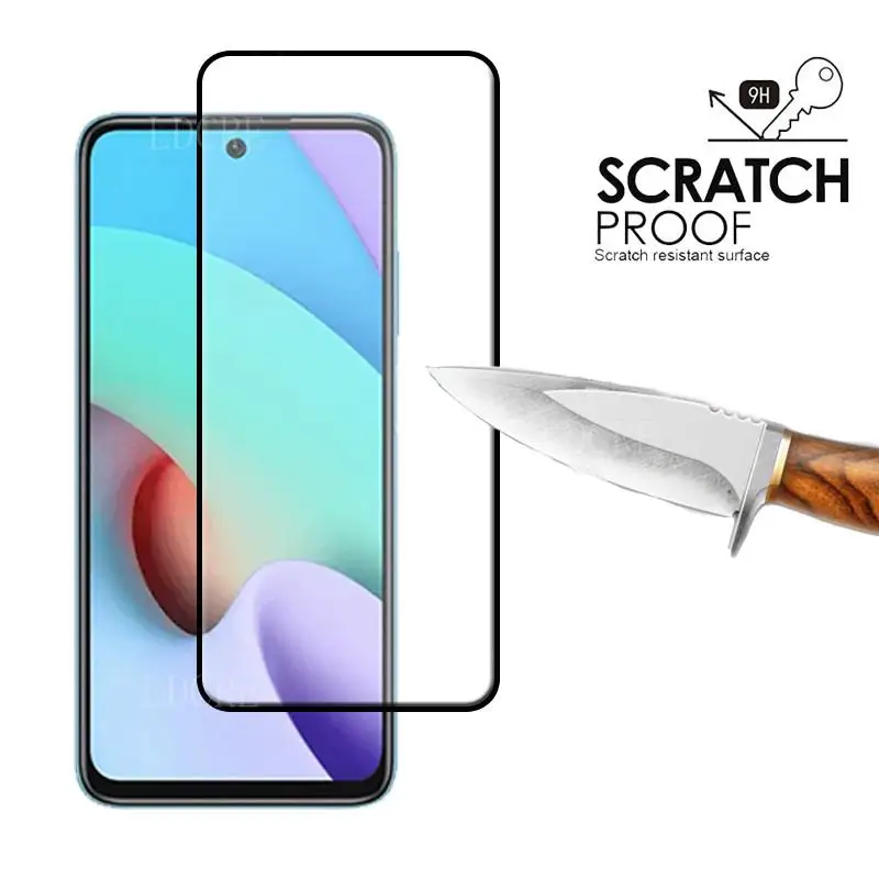 4 en 1 Cristal templado para Xiaomi Redmi 10 2022, Protector de pantalla para Redmi 10 2022, cristal de lente - imagen 2