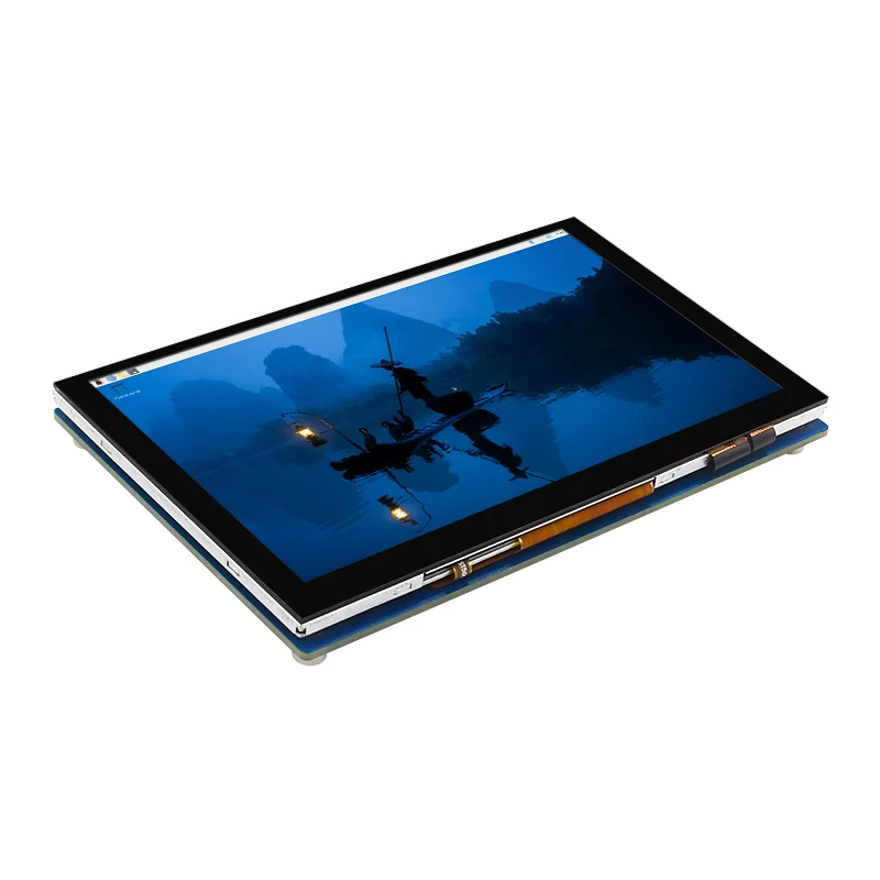 Raspberry Pi Pantalla táctil DSI de 5/7 pulgadas Pantalla IPS de 800x480 con soporte Interfaz DSI MIPi Ajuste completo para Raspberry Pi 5/4/3 - imagen 2