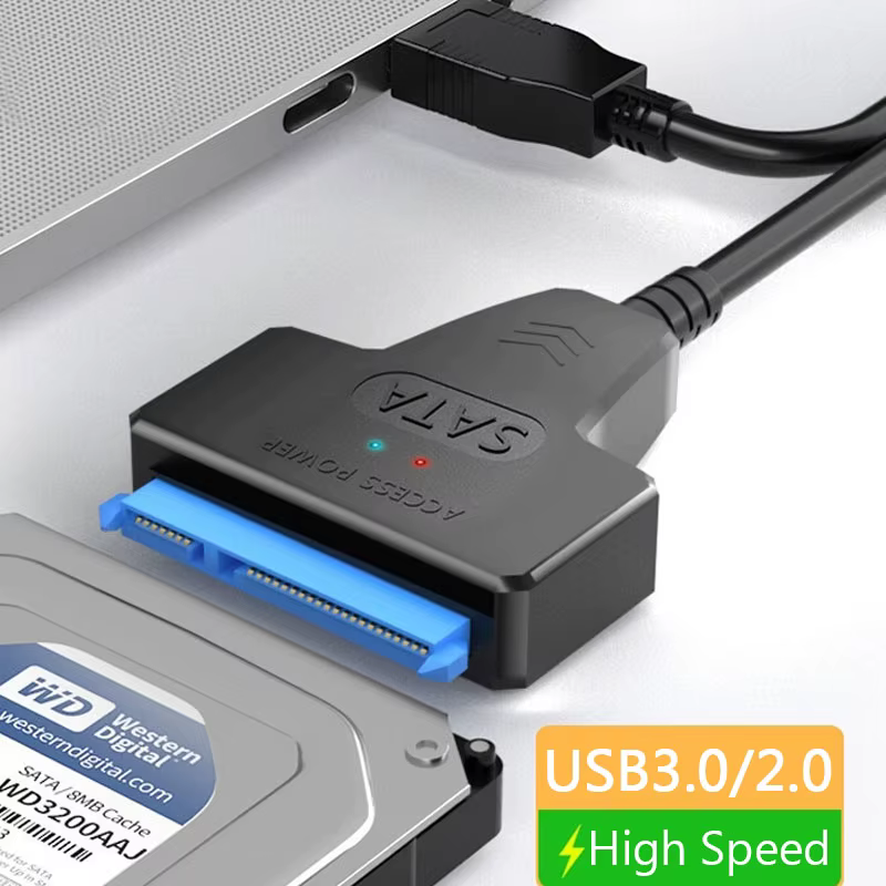Cable SATA a USB Alta Velocidad para HDD y SSD