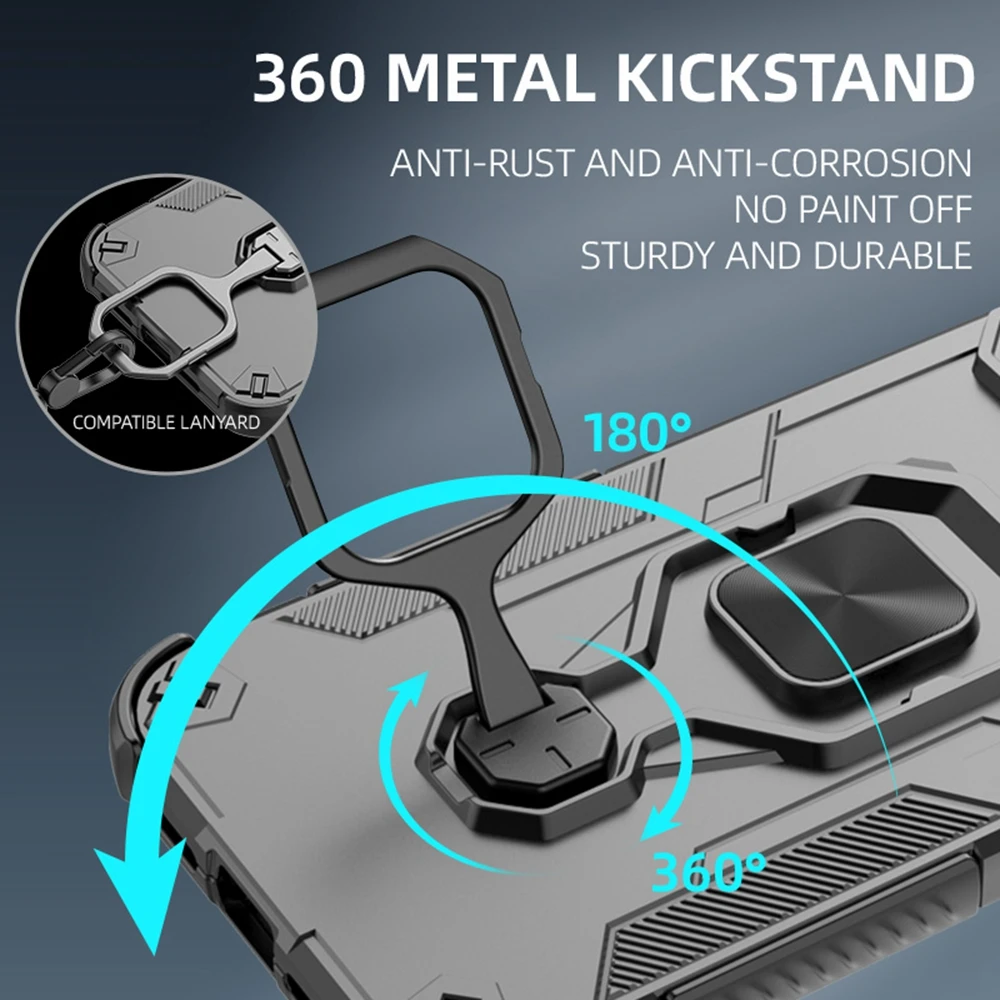 Para Xiaomi Redmi 15 5G 169mm Funda soporte magnético anillo armadura cubierta a prueba de golpes para Redmi15 Redmy 15 5G Cámara proteger Funda - imagen 5